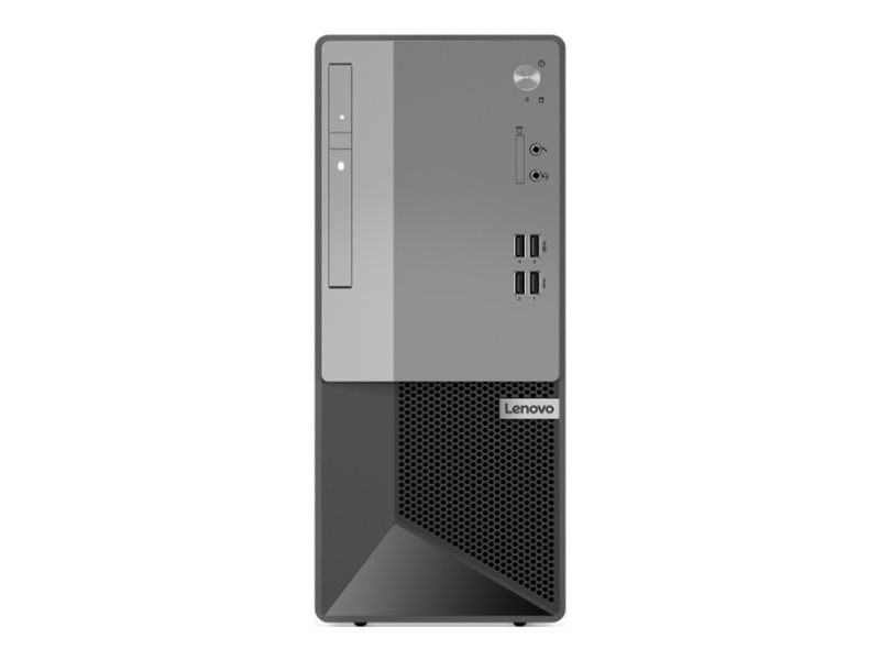 Lenovo V55t Gen 2-13ACN 11RR - Tower - Ryzen 5 5600G / 3.9 GHz - RAM 8 GB - SSD 256 GB - NVMe - DVD-Writer - Radeon Graphics - GigE - Win 10 Pro 64-Bit - schwarz (Gestell), Silber (Blende) -